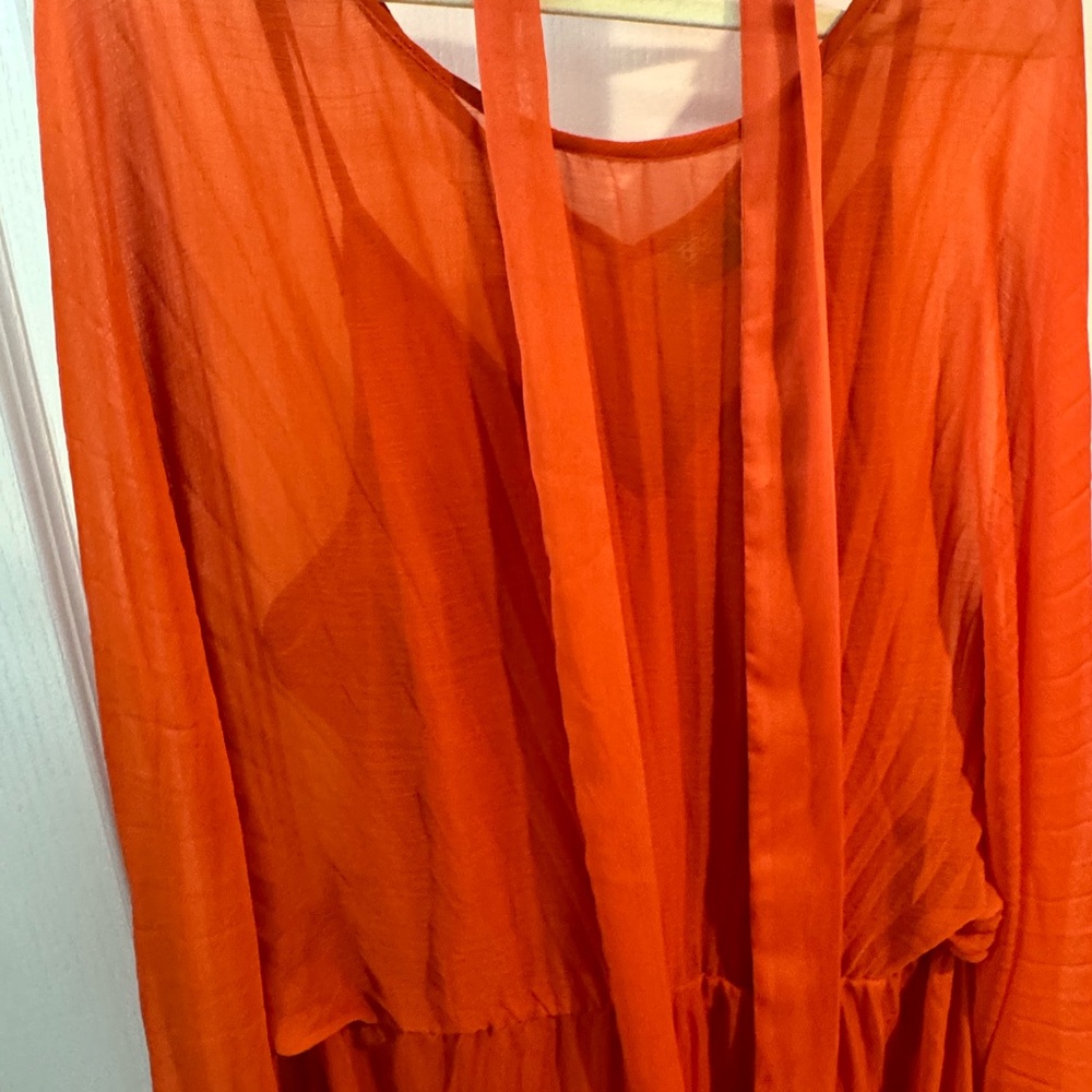 ASOS Vibrant Orange Maxi Dress - Picture 2 of 3